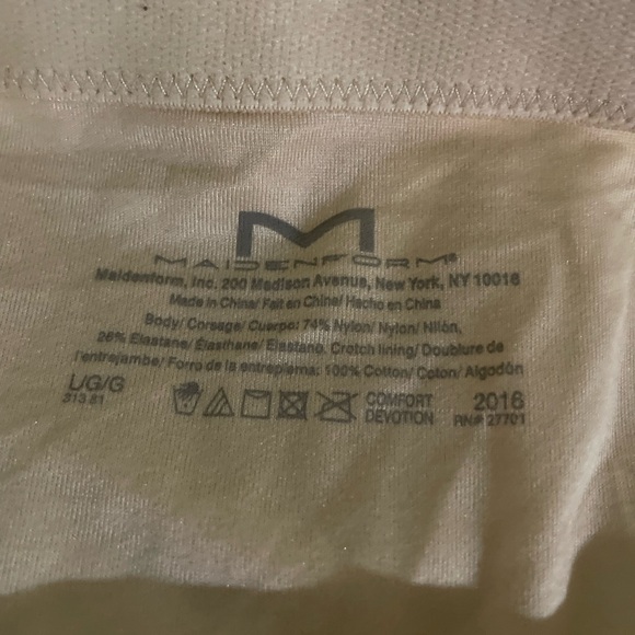 MAIDENFORM HI-WAIST EVERYDAY THIGH SHAPER SLIMMER, SIZE LARGE, NEW WITH TAGS - Picture 3 of 6